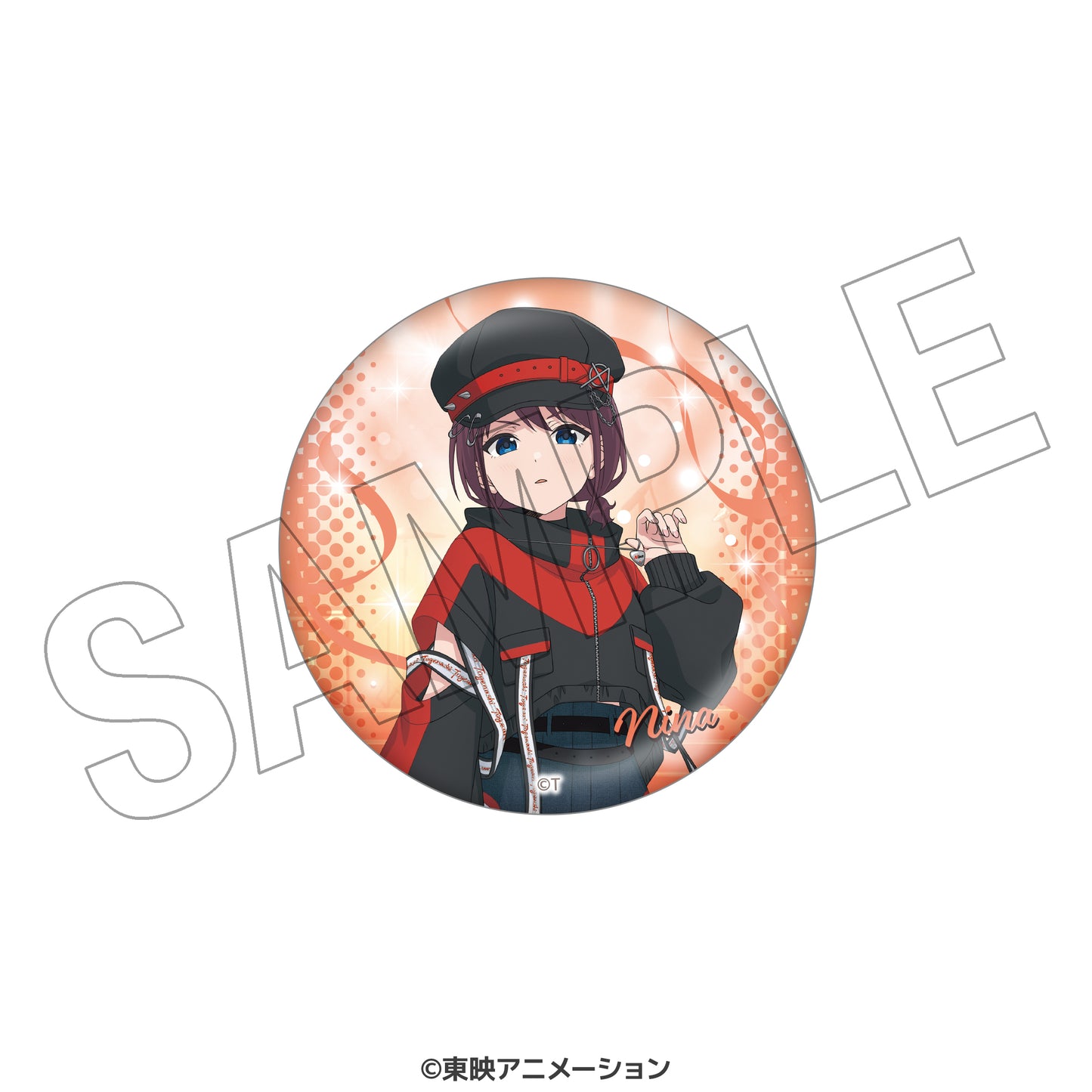 ガールズバンドクライ　描き下ろしトレーディング缶バッジ　＜ステージ衣装風＞