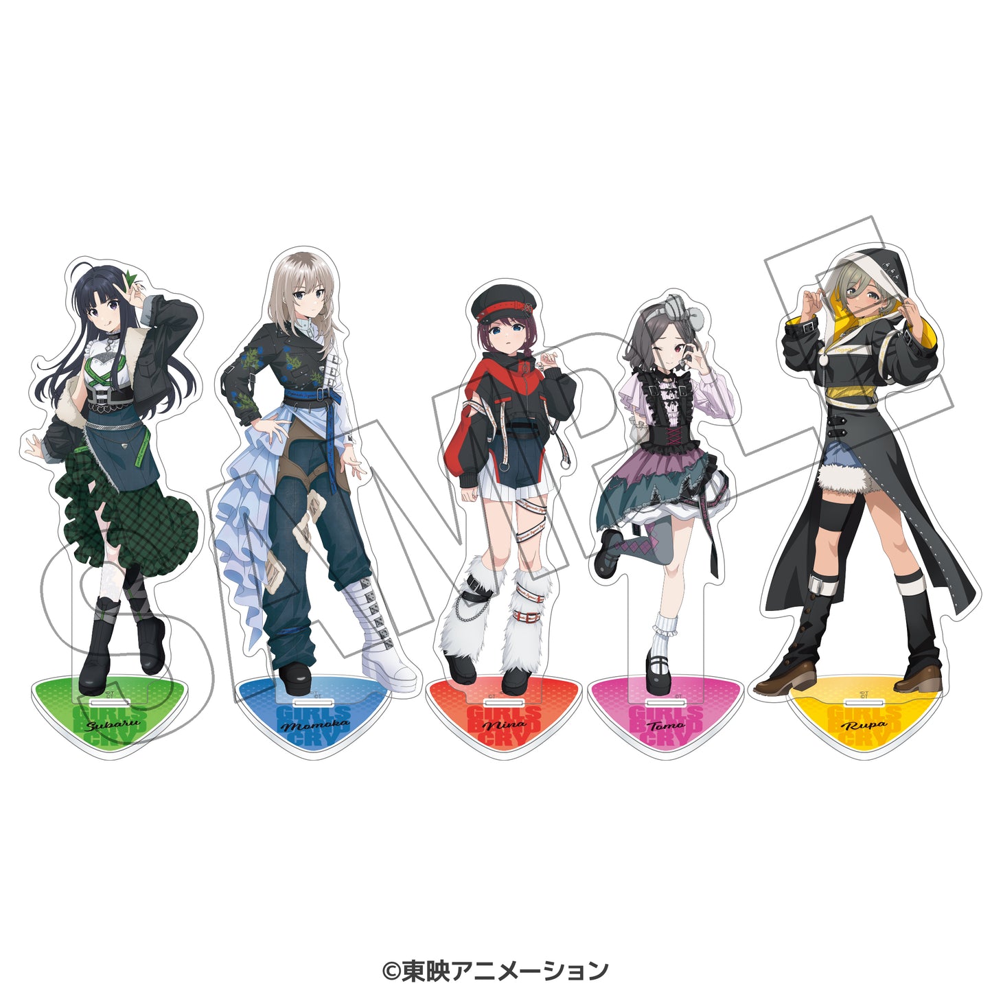 ガールズバンドクライ　描き下ろしアクリルスタンド　＜ステージ衣装風＞　（海老塚智）