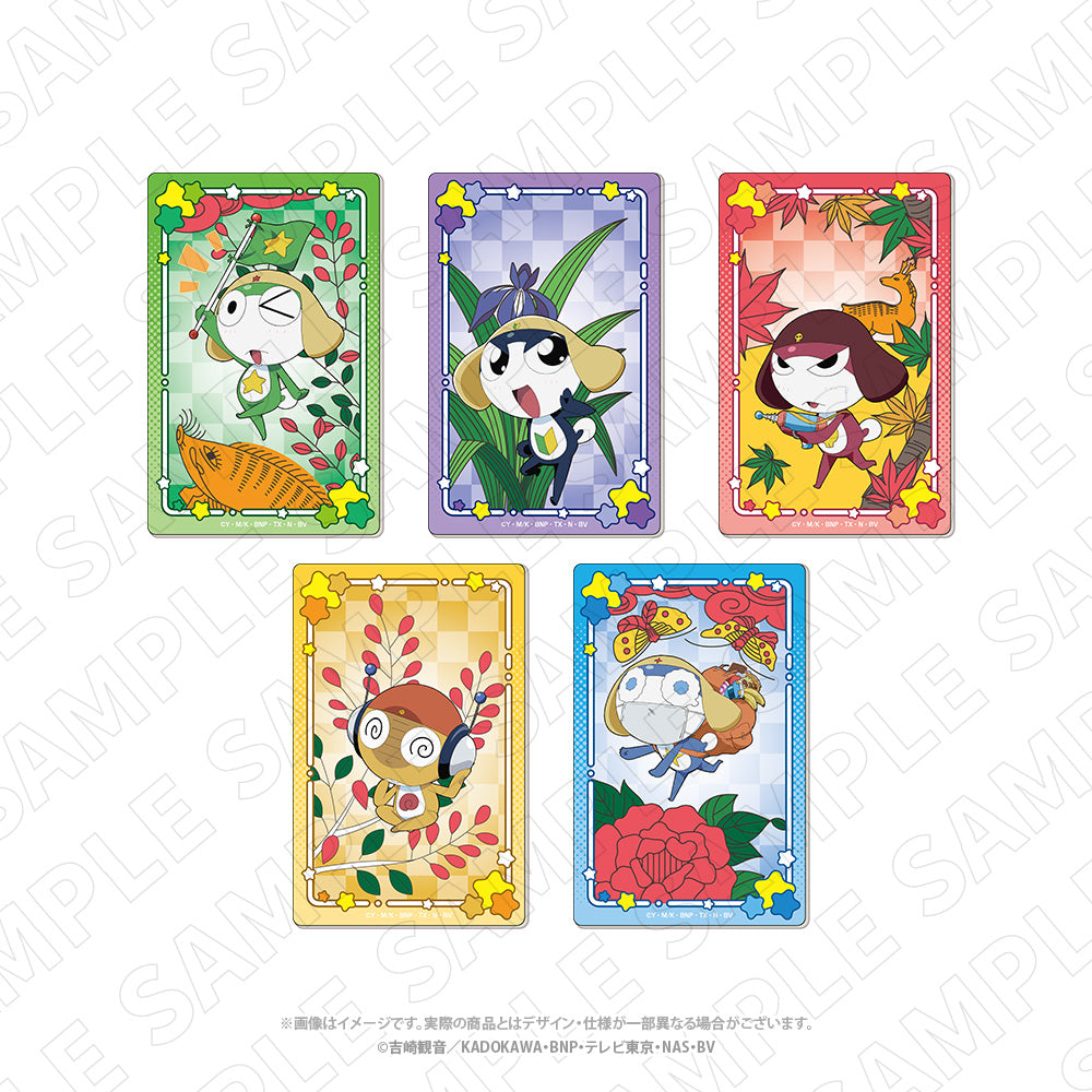キャラディショナルトイ　ケロロ軍曹　花札柄アクリルカード（ちびギロ）