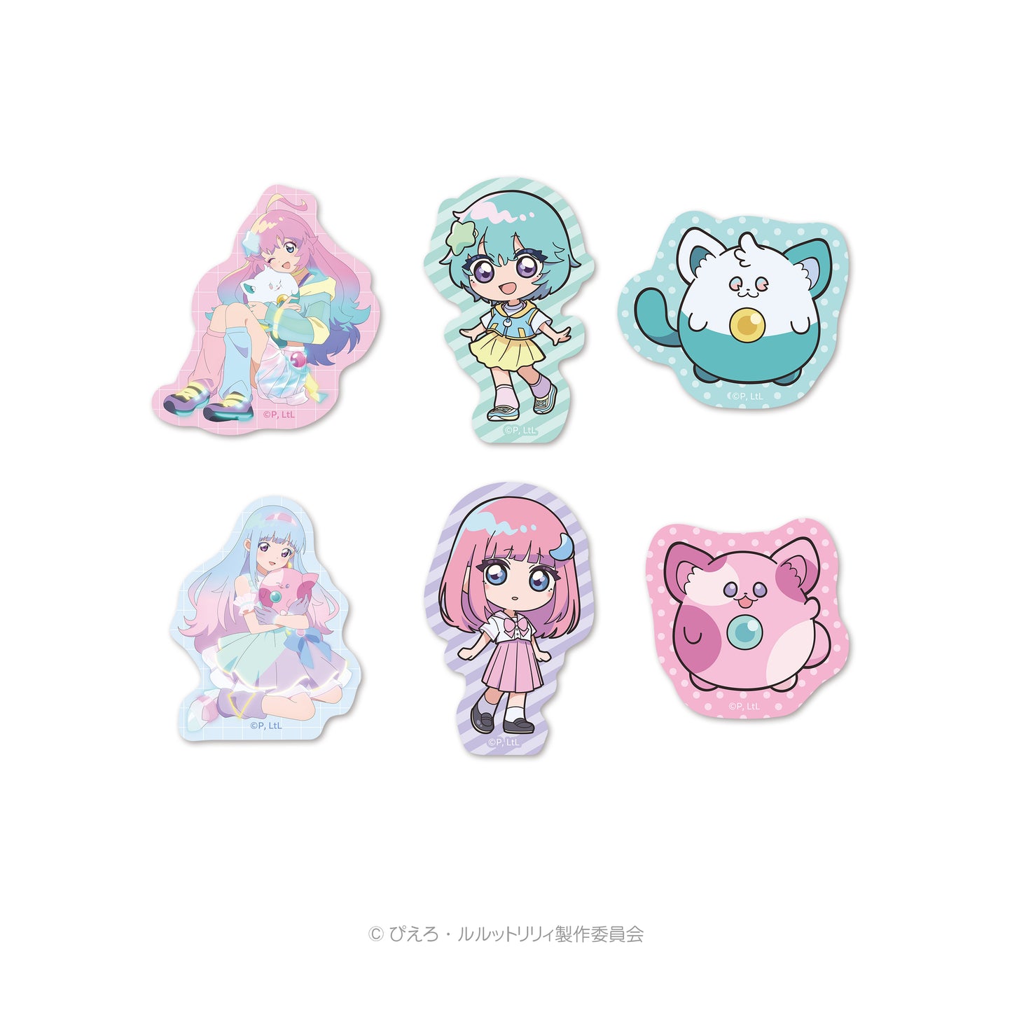 魔法の姉妹ルルットリリィ　フレークシール