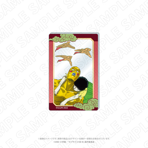 キャラディショナルトイ　モブサイコ100 Ⅲ　花札柄アクリルカード（影山茂夫・エクボ）