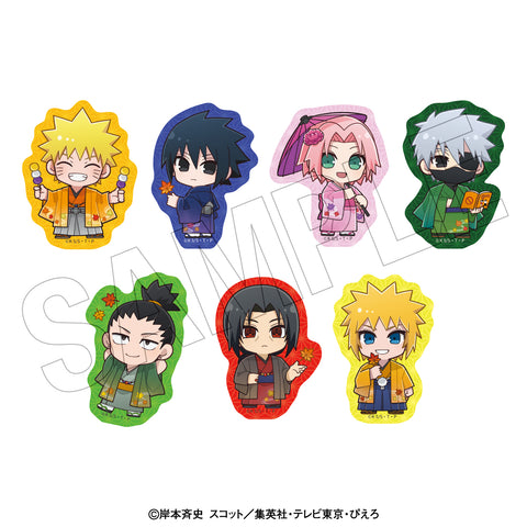 「NARUTO-ナルト- 疾風伝」　＜紅葉狩り＞　ちびきゃらトレーディングステッカー（全7種）