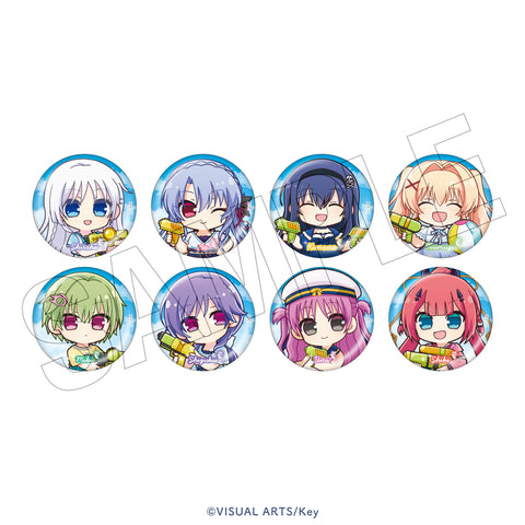 Summer Pockets REFLECTION BLUE　＜水遊び＞　トレーディング缶バッジ（全8種）
