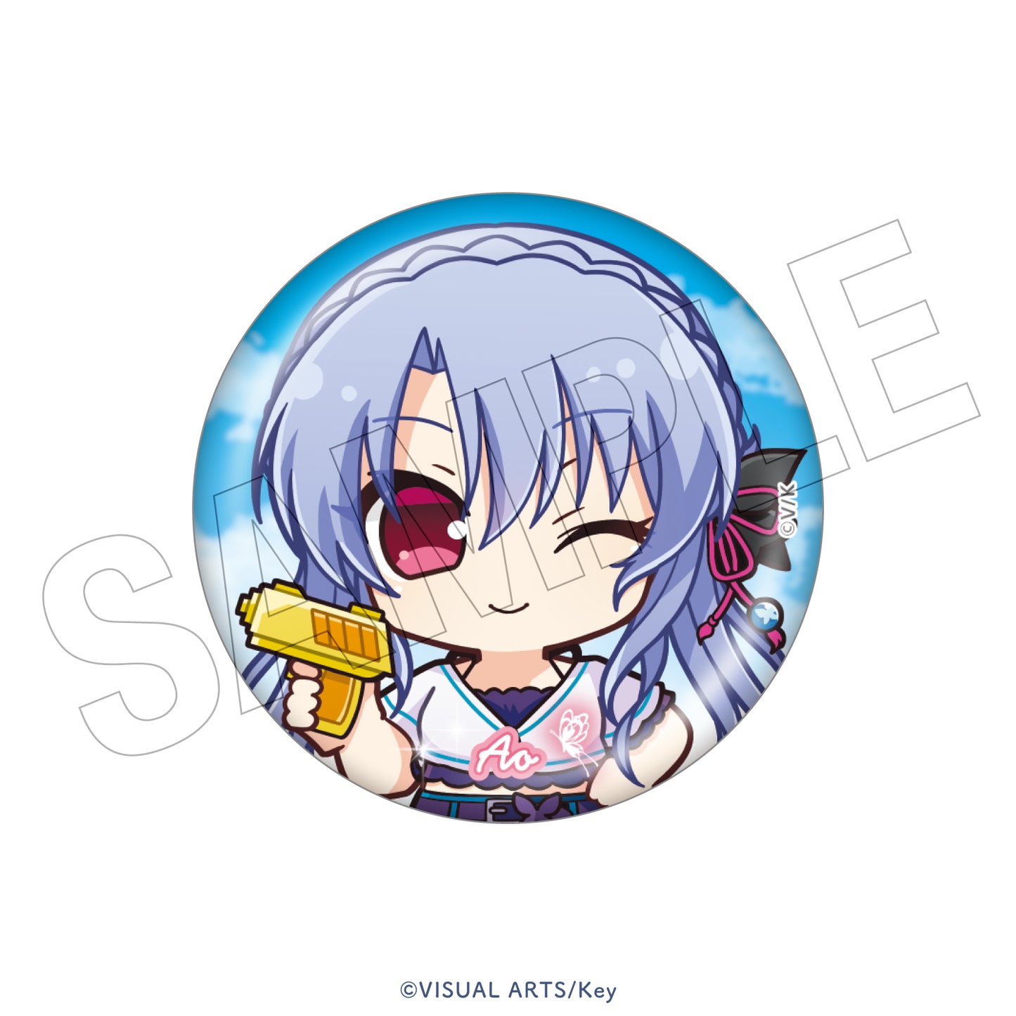Summer Pockets REFLECTION BLUE　＜水遊び＞　トレーディング缶バッジ（全8種）