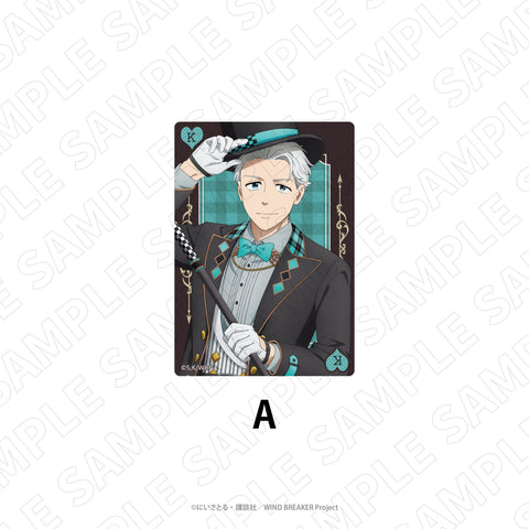 WIND BREAKER　＜手品師風衣装＞　トランプ風クリアカード（梅宮一　A）