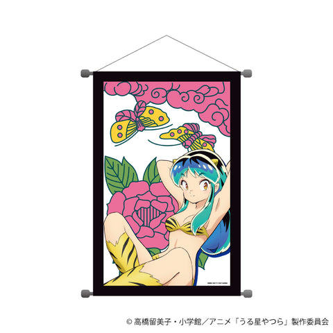 うる星やつら　花札柄タペストリー（B2縦）